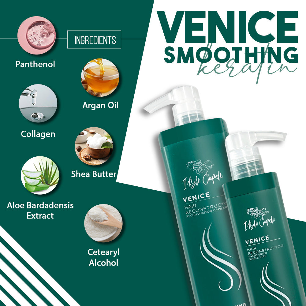 I Belli Capelli Venice Hair Reconstructor Smoothing Keratin Organic 1L
